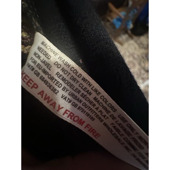 Free People Geometric Button Up Top Womens Sz S Oversized Soft Casual Bohemin - Picture 4 of 9